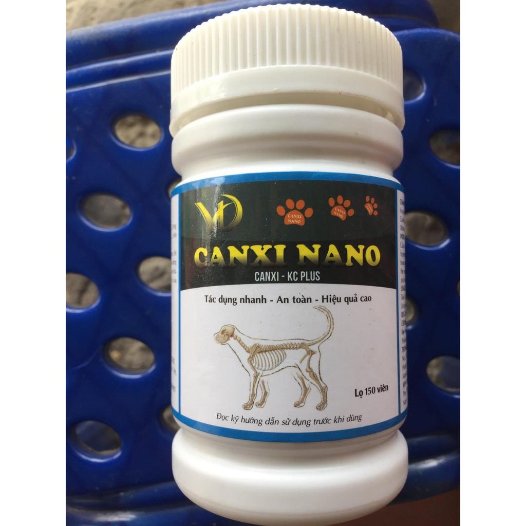 Canxi nano chó mèo cho chó bầu phục hồi bị hạ bàn tai cụp