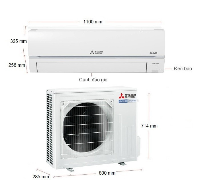 Máy Lạnh Mitsubishi Electric Inverter 3.0HP MSY-GR71VF - Hàng chính hãng (chỉ giao HCM)