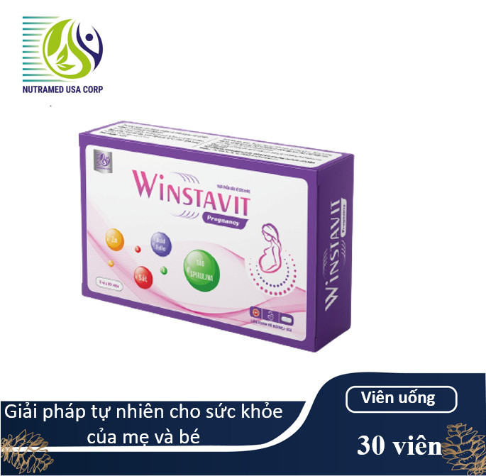 Winstavit - Viên uống hỗ trợ sức khỏe mẹ và bé - Nhà máy liên doanh với Medinej - USA và đạt chuẩn GMP - WHO