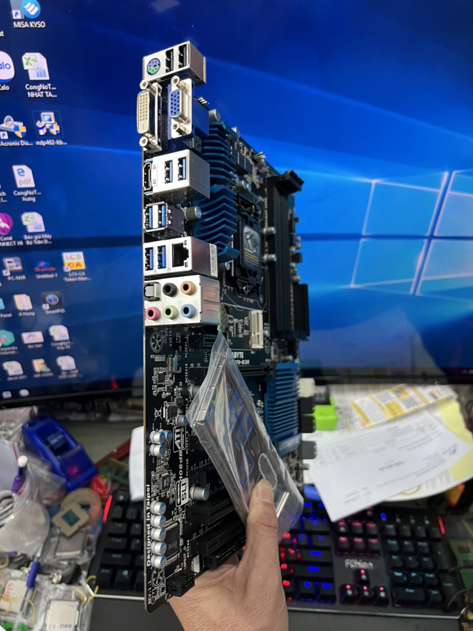 Bo Mạch Chủ (Mainboard) Gigabyte GA Z77X-D3H - DVI/ HDMi/ M2 (HÀNG CHÍNH HÃNG)