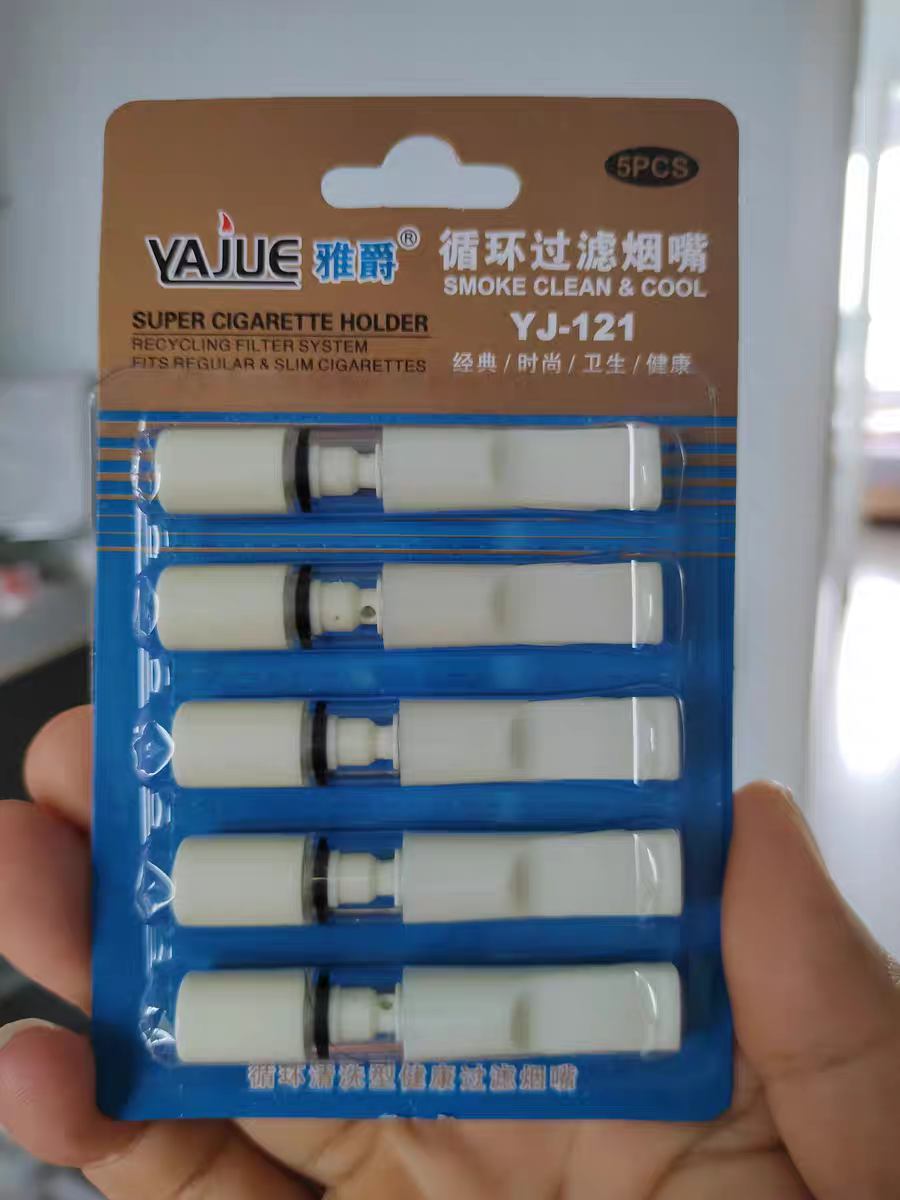 Bộ 5 Đầu Lọc Khói Sử Dụng Nhiều Lần, Dùng Được Cả Đầu To &amp; Nhỏ Tiện Lợi, Sử Dụng Nhiều Lần