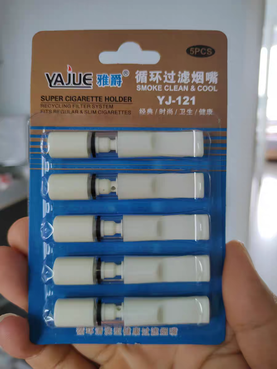 Bộ 5 Đầu Lọc Khói Sử Dụng Nhiều Lần, Dùng Được Cả Đầu To & Nhỏ Tiện Lợi, Sử Dụng Nhiều Lần