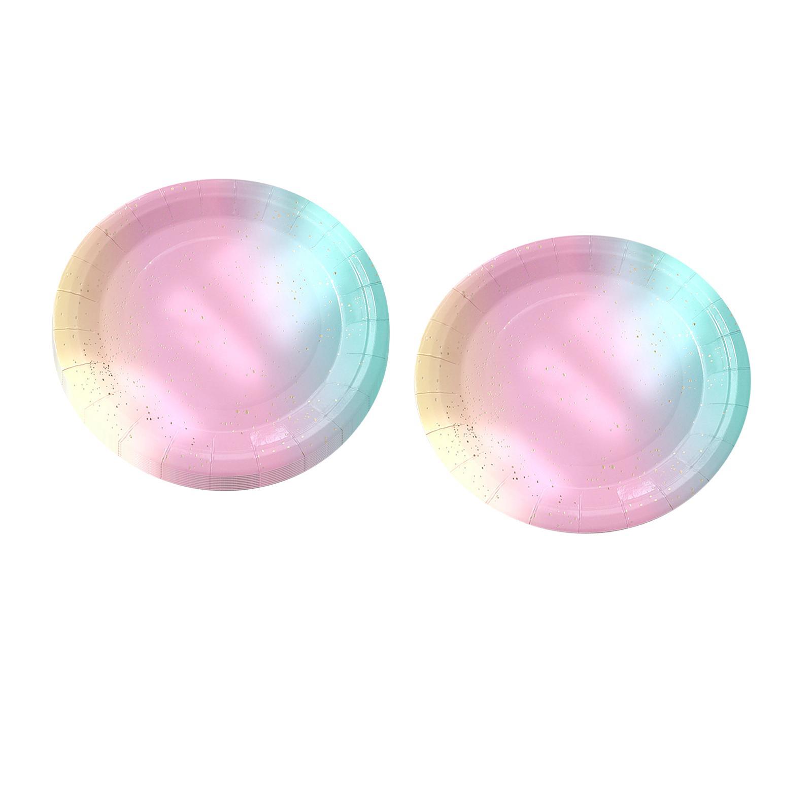 Dinnerware Set Paper Plates Banner Cups Tablecloths for Weddings Birthday