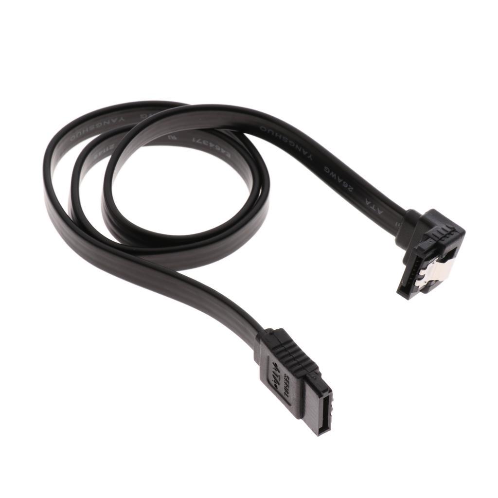 90Degree Right-Angle 6.0 Gbps Serial SATA 3.0 Data Cable For HDD/SSD Drive