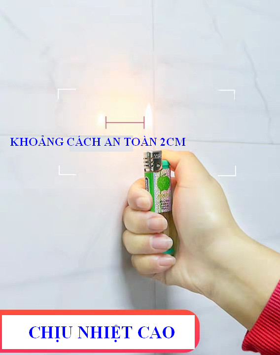 Cuộn 5 Mét Decal Dán Bếp Cách Nhiệt Trong Suốt có sẵn keo PC0001