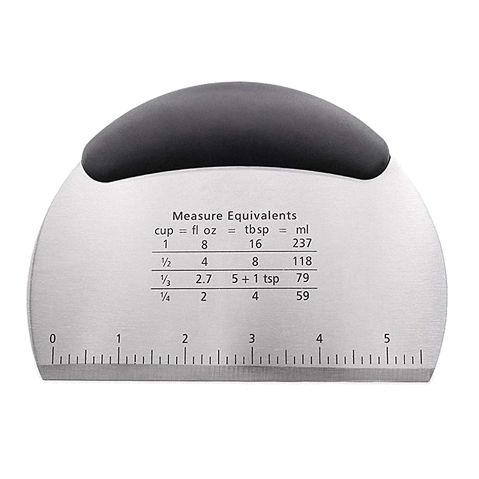 Durable Scraper Cutter Pastry Scraper Chopper Pastry Pizza Cutter Chopper for