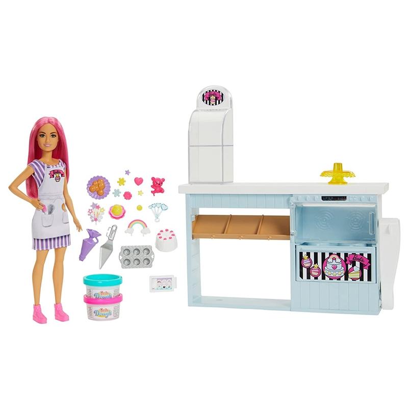 Đồ Chơi Tiệm Làm Bánh Ngọt Ngào Barbie Bakery - Barbie HGB73