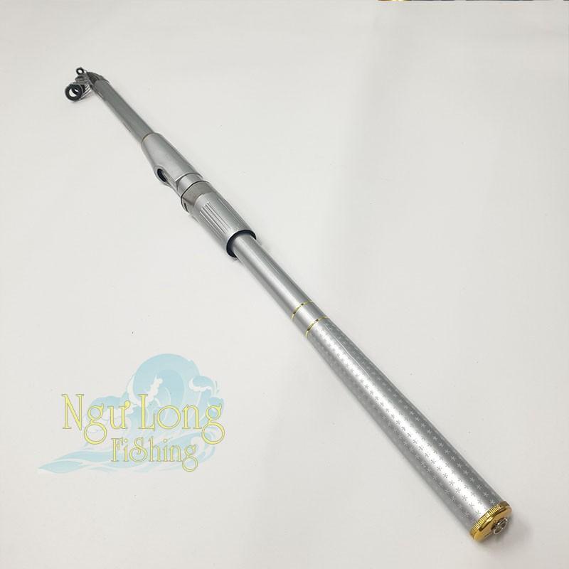 Cần câu máy rút gọn Percast màu trắng đủ size 2m1 đến 3m6