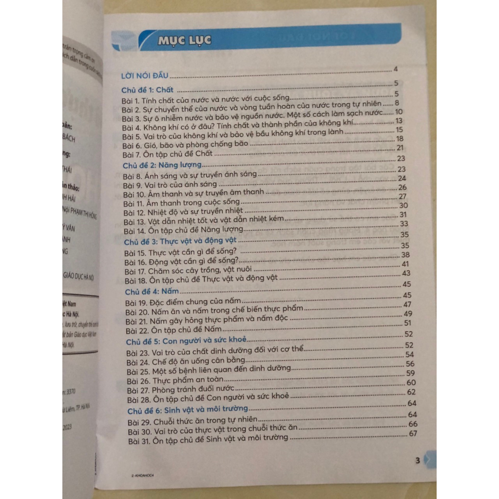 Sách - Vở thực hành khoa học 4