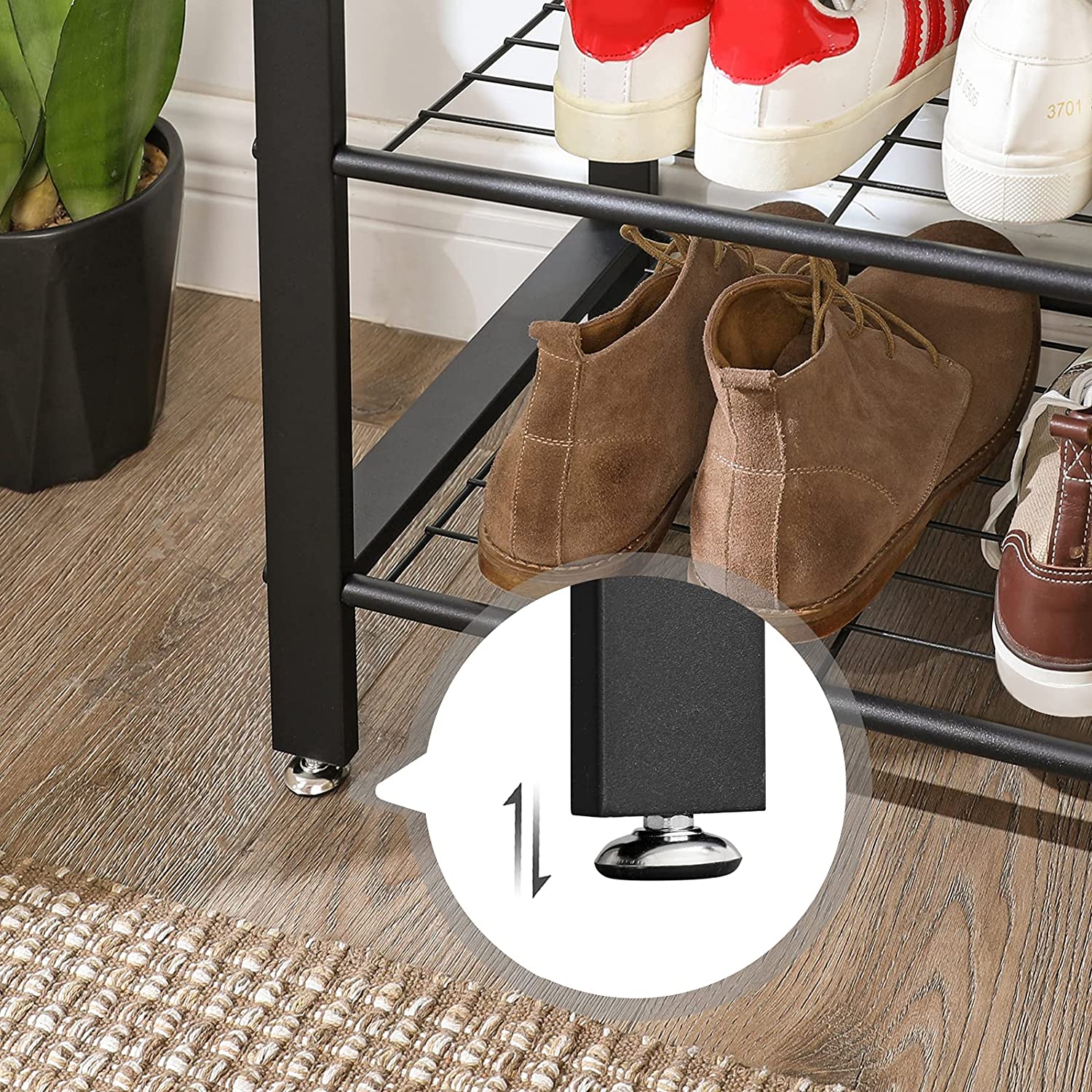 Kệ treo quần áo chống gỉ / Giá treo áo khoác kim loại đơn giản và thời trang Bền Chắc Đa Năng Nội Thất Cho Phòng Ngủ- Bảo hành 10 năm
