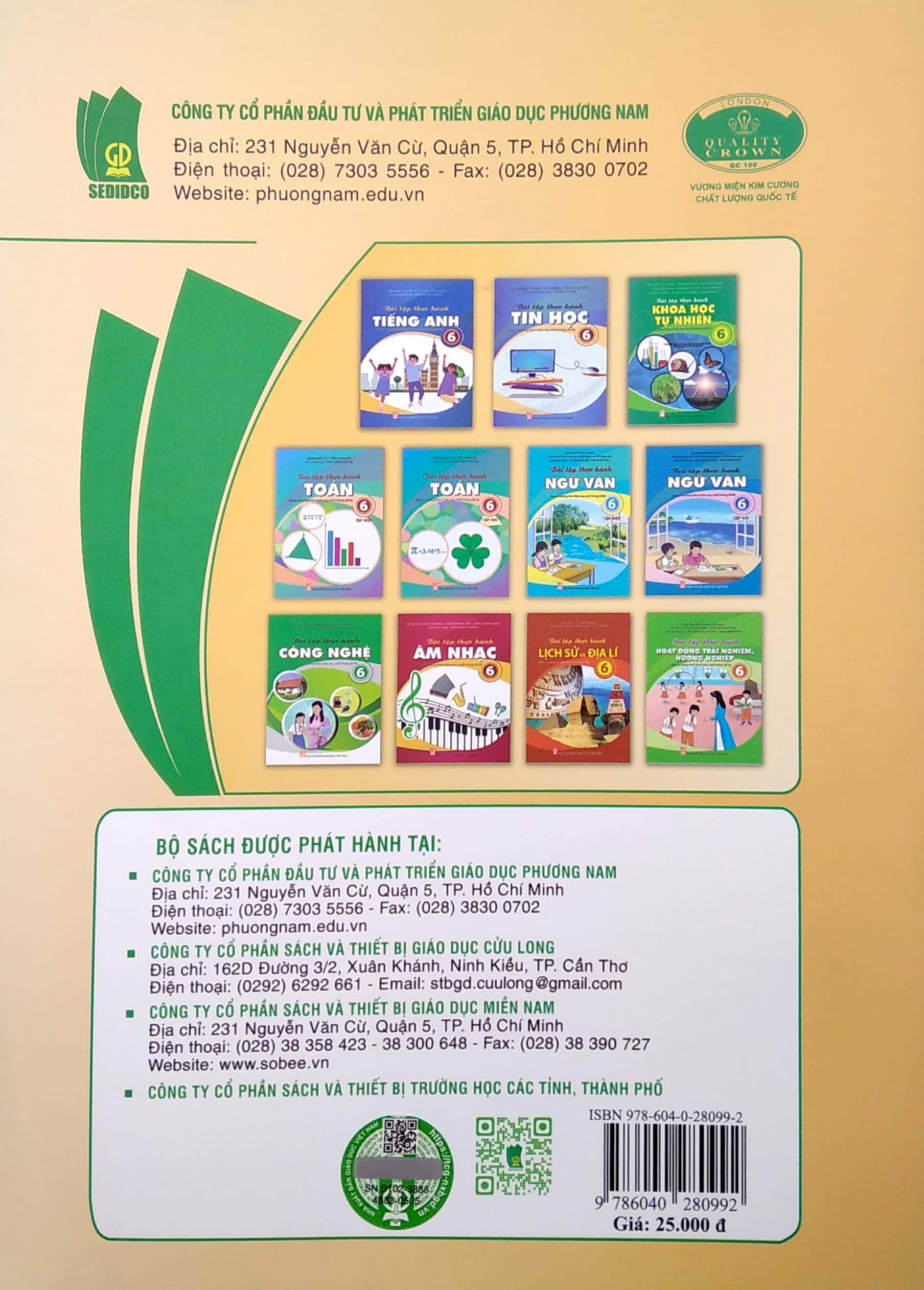 Bài Tập Thực Hành Mĩ Thuật Lớp 6 (Theo Chương Trình Giáo Dục Phổ Thông 2018)