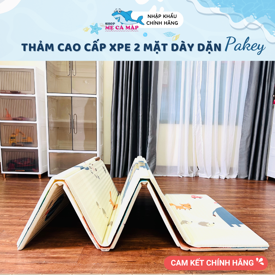 Thảm Gấp Gọn XPE Dày 2cm - Thảm Cho Bé Kèm Túi Đựng Tiện Lợi - Bảo Hành 1 Năm