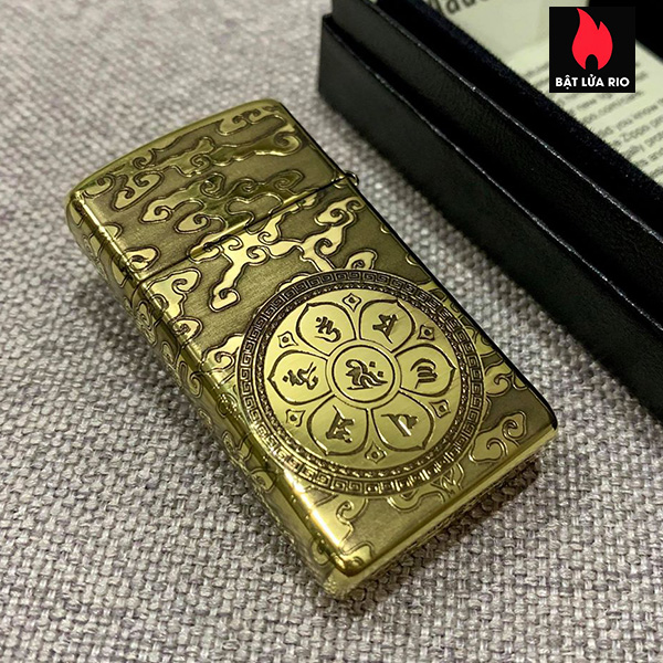Bật Lửa Zippo Slim 1654B Khắc Đức Phật Như Lai 4 Mặt – Zippo 1654B.Nhulai