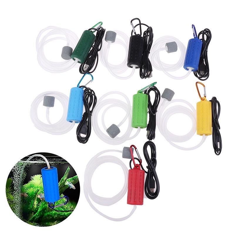 Máy sủi USB mini cho hồ cá đi câu cá tiện lợi