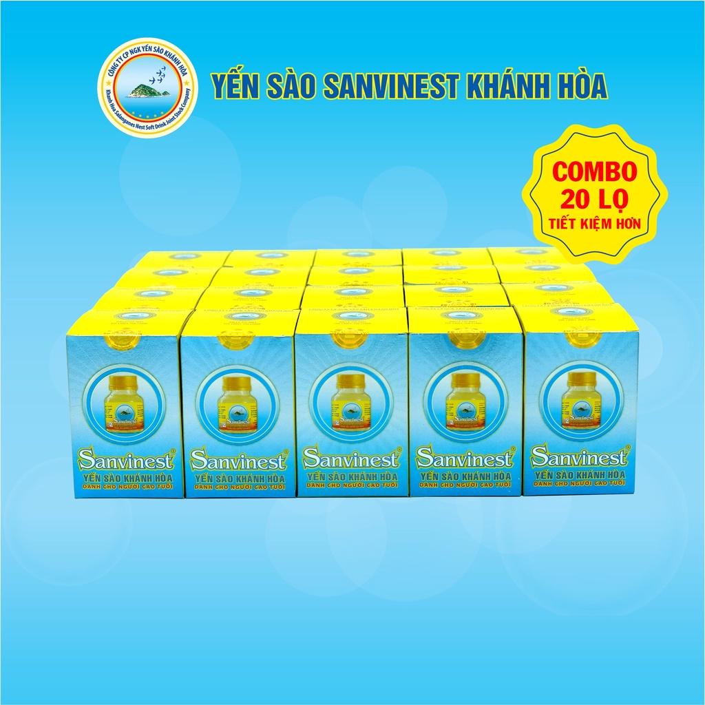 Nước yến sào Sanvinest Khánh Hòa dành cho người cao tuổi đóng lọ 70ml