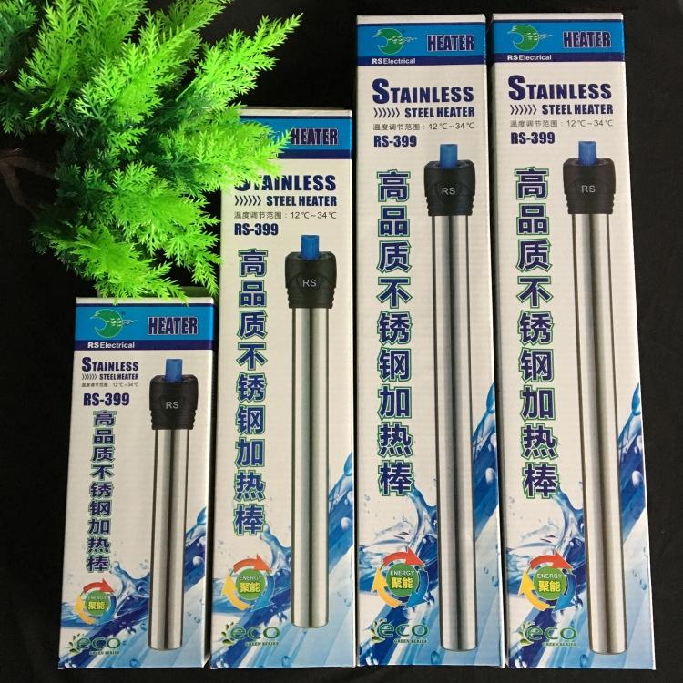 Sưởi bể cá Inox 50W 100W 200W và 500W- Sưởi Inox giá rẻ thích hợp cho mọi bể cá