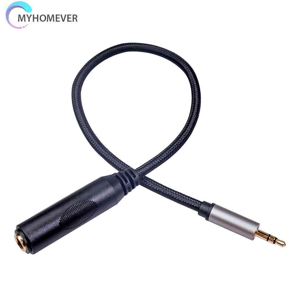 Set 2 Dây Cáp Âm Thanh Chuyển Đổi Đầu Cắm 3.5mm Sang Ổ Cắm 6.35mm Chuyên Dụng Cho Điện Thoại