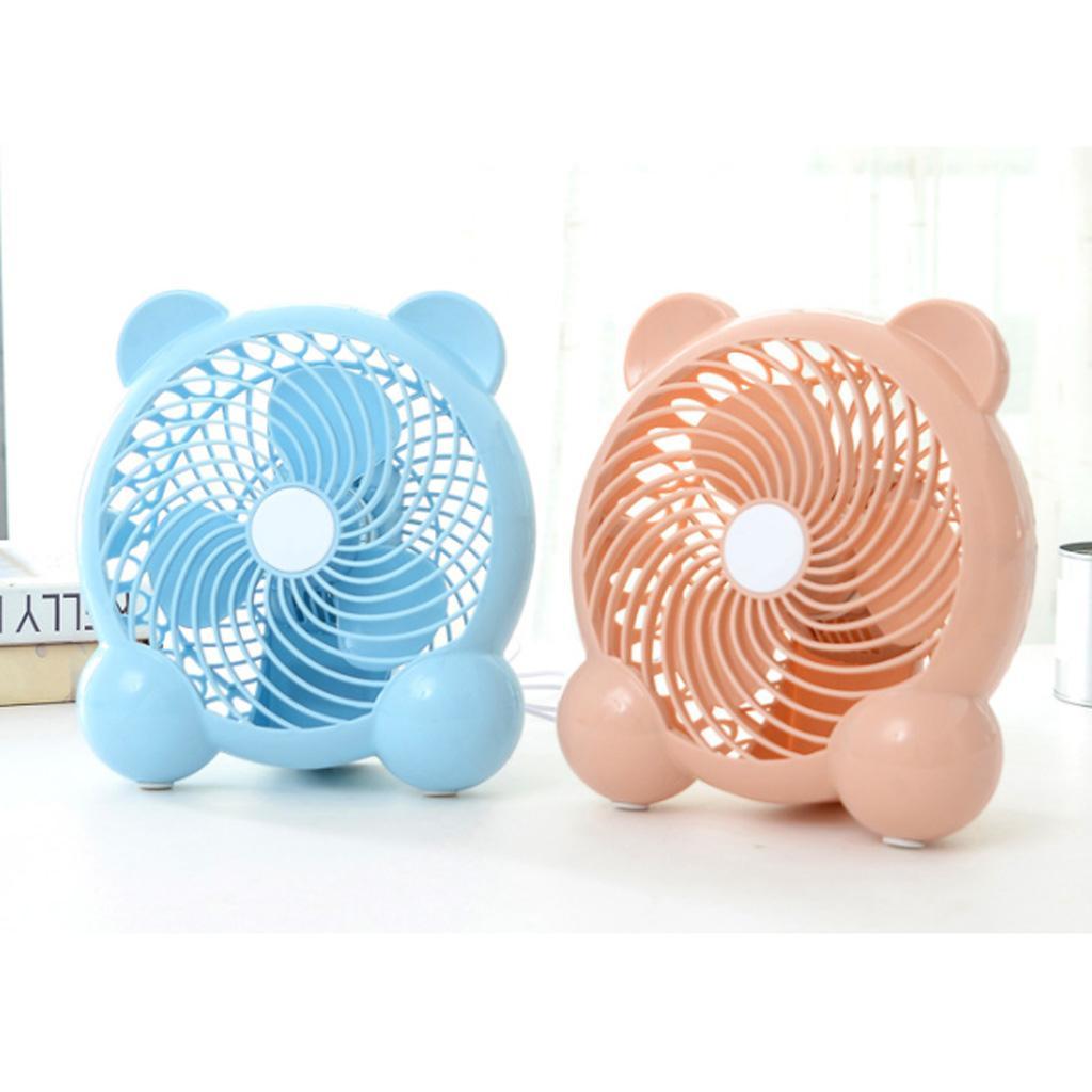 USB Fan Mini Portable Desktop Cooling Desk Quiet Fan Rechargeable
