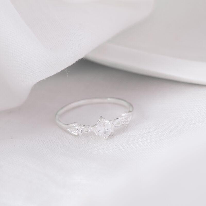 Nhẫn Bling It 3 đá gấp khúc BIN293