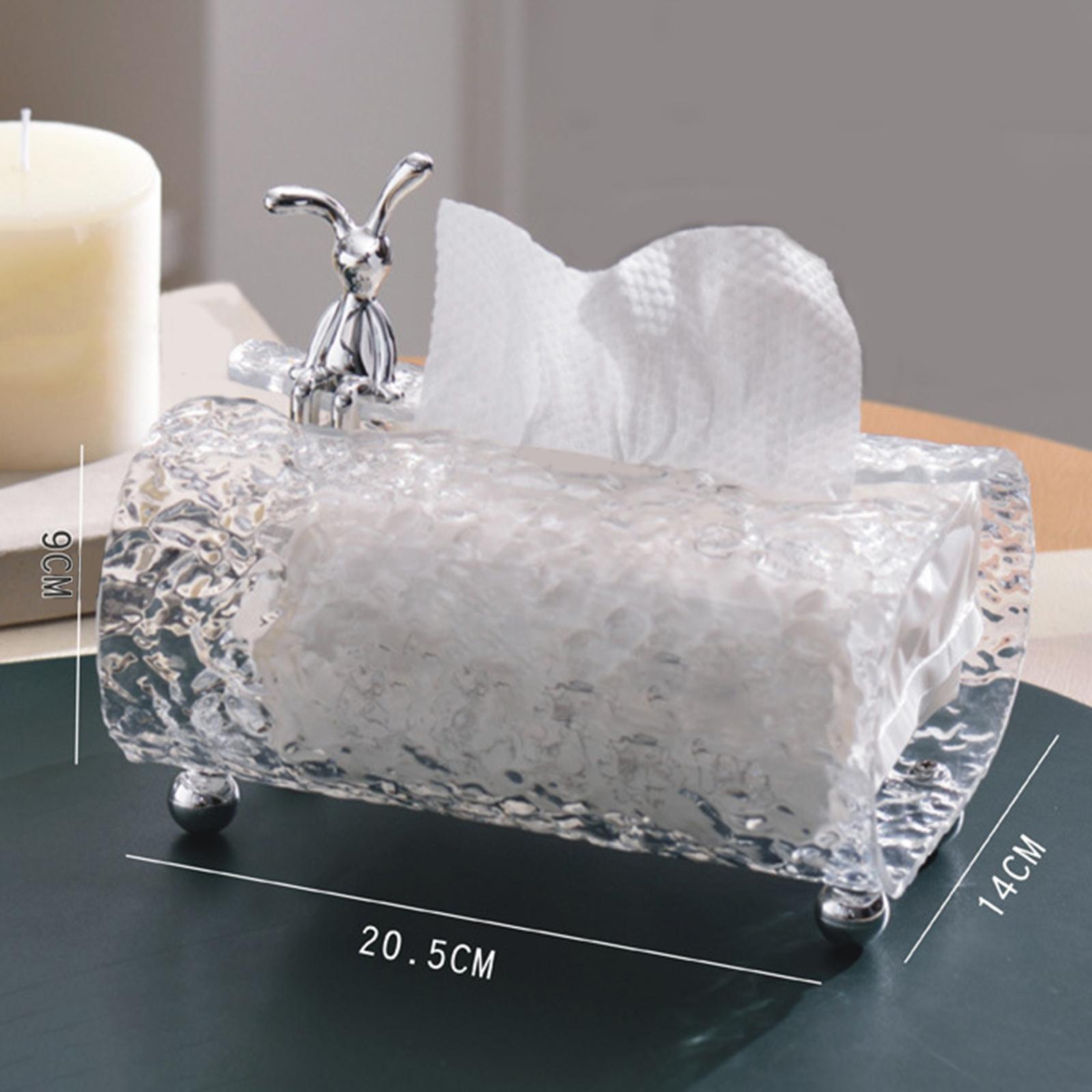 Facial Tissue Box Cover Modern Tissue Box Holder for Bedroom Living Room Car