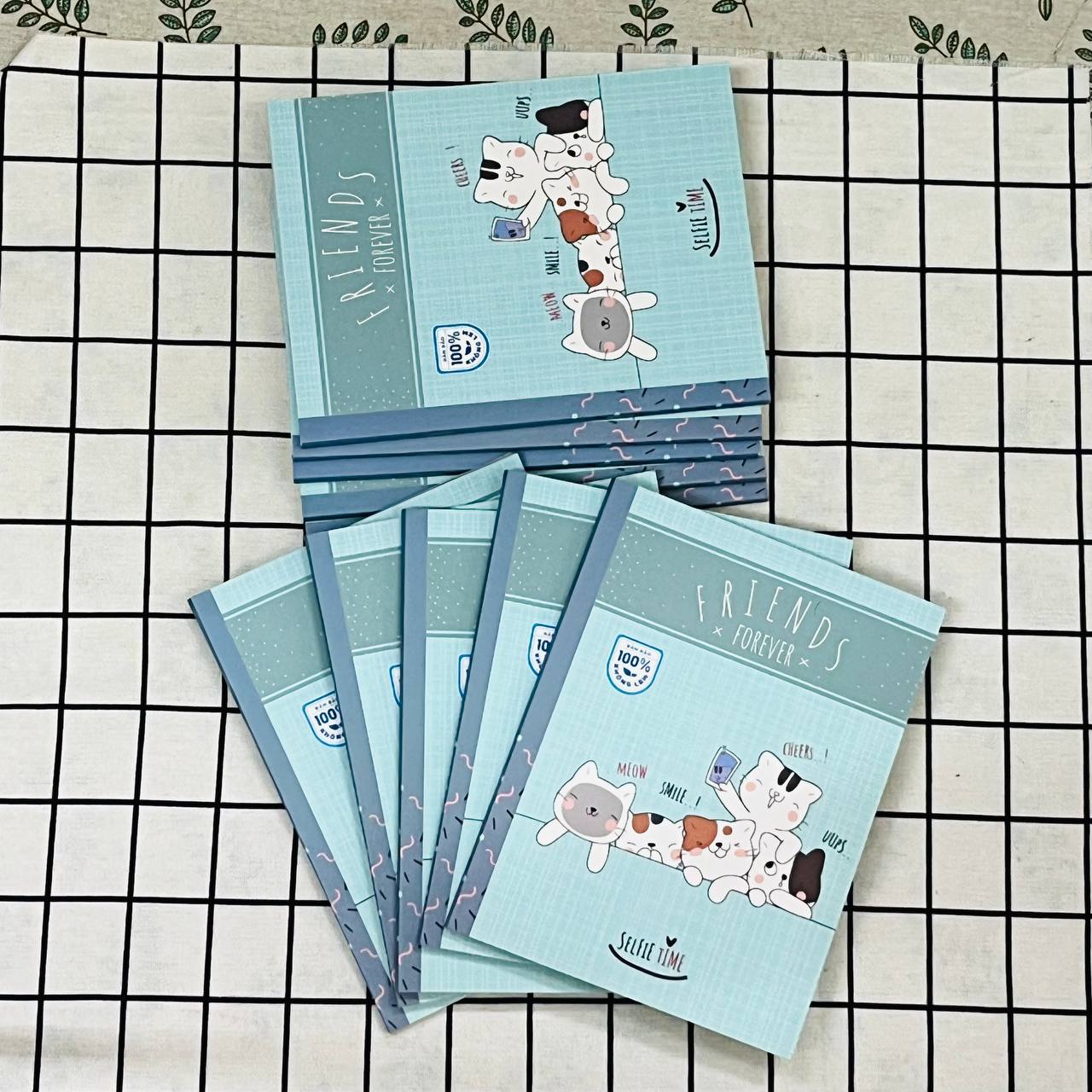 Tập Học Sinh 96 Trang Định Lượng 100 KN - Cute Cats - Vanlangbooks