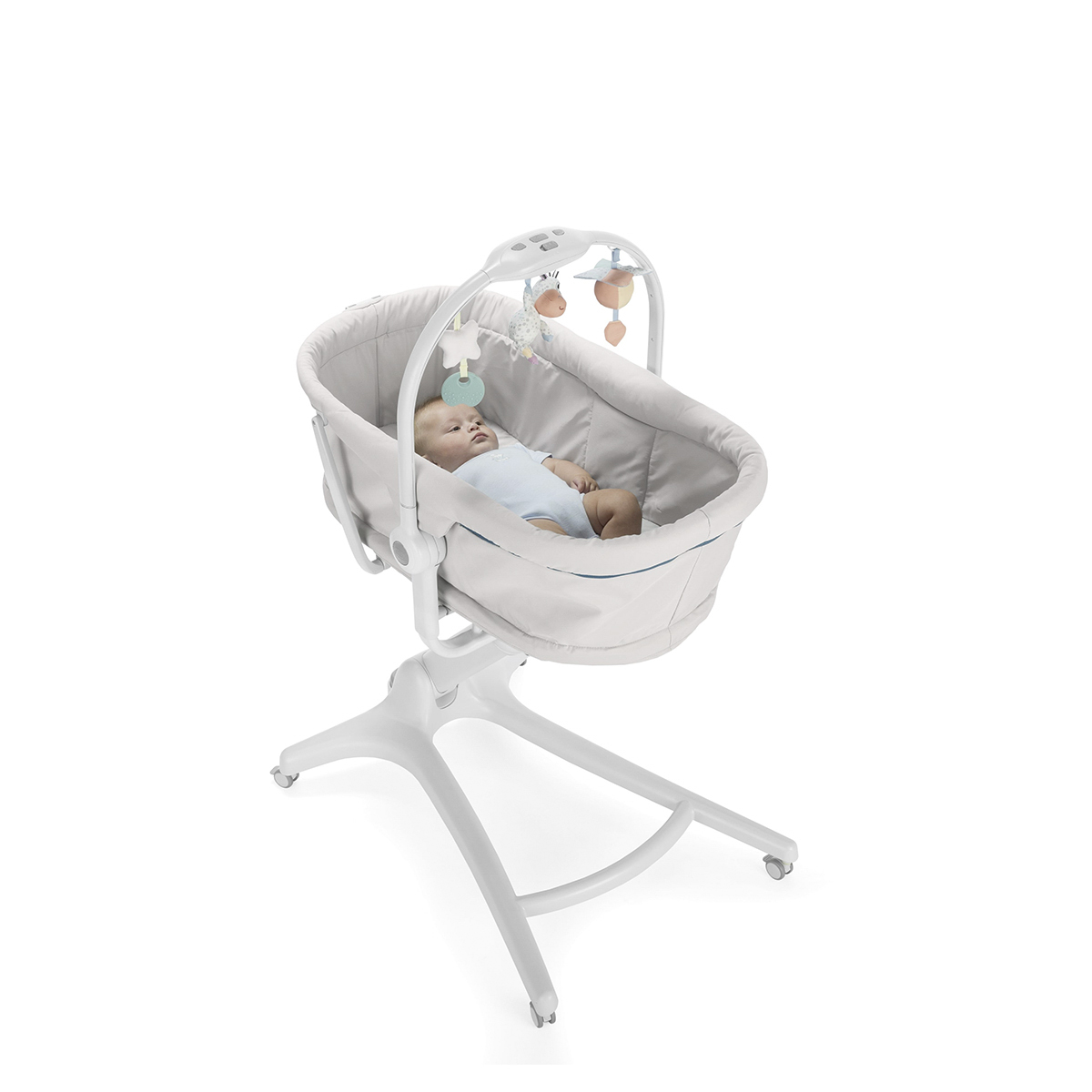 Ghế nôi di động Chicco Baby Hug 4 in 1 silver