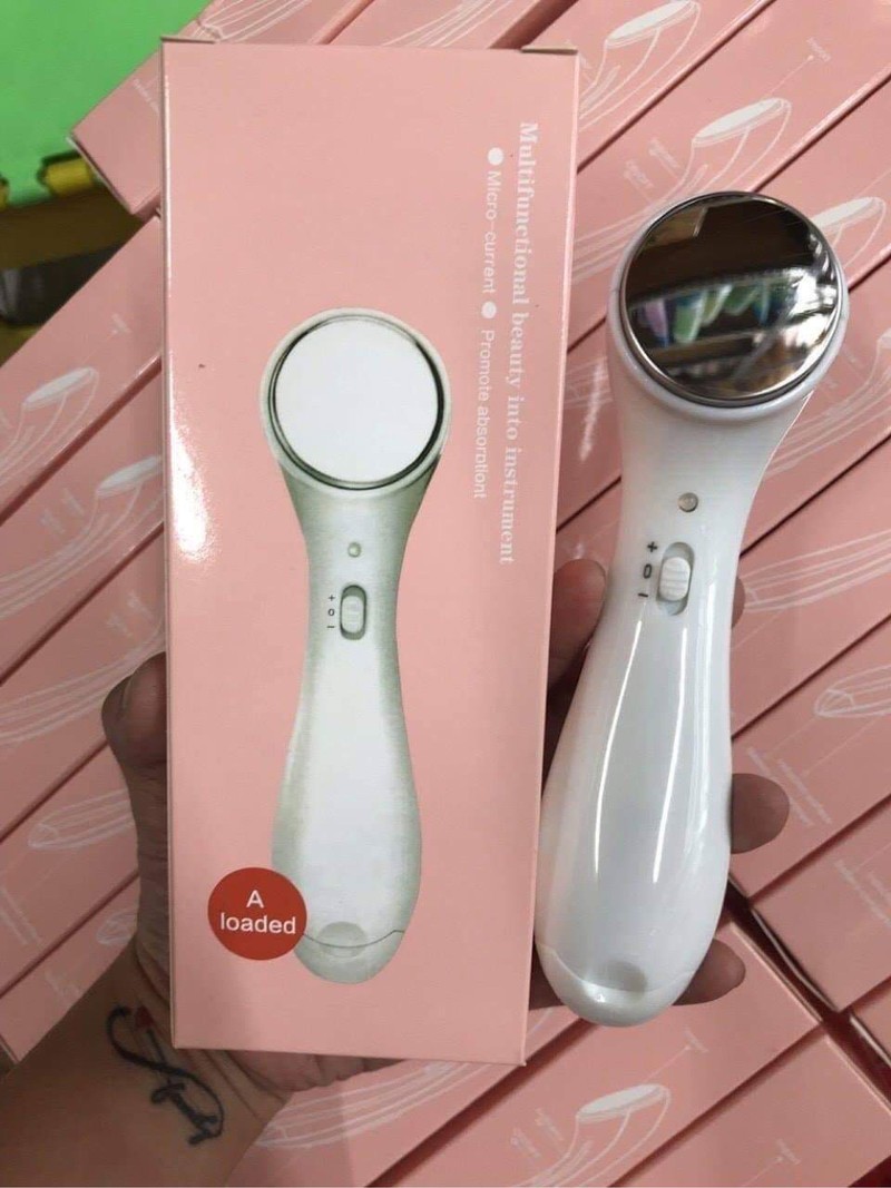 [Hàng Cao Cấp] - Máy Massage Ion Cầm Tay Dưỡng Trắng Da Cao Cấp