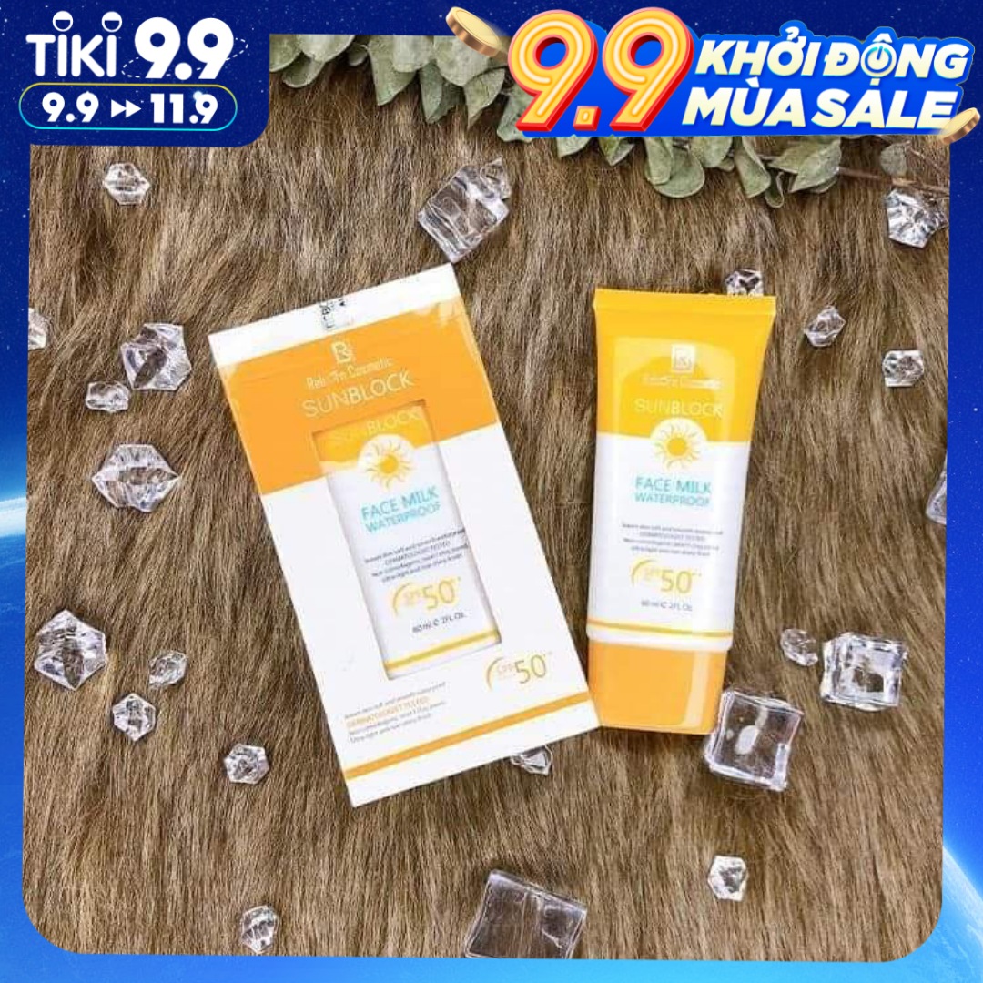 Kem Chống Nắng Sunblock Reborn vừa cia thể chống nắng vừa thay lớp make up nhẹ xinh