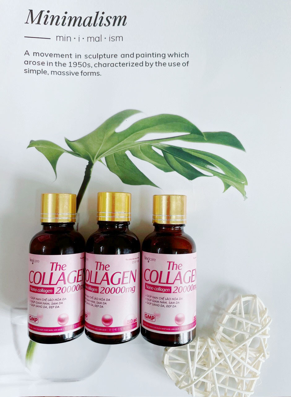Nước Uống The Collagen 20000mg, Bổ sung collagen và các chất chông oxy hóa giúp bảo vệ da, tăng tính đàn hồi, hạn chế lão hóa da