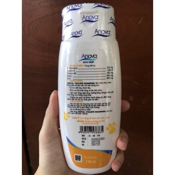 Sữa tắm 150ml-Yellow Shampoo - Làm đẹp lông, dưỡng lông Cho Chó, mèo