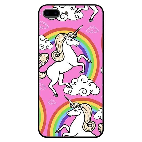 Ốp lưng dành cho iPhone 7 / iPhone 8 - iPhone Se 2020 - 7 Plus / 8 Plus mẫu Họa Tiết Ngựa Cầu Vòng