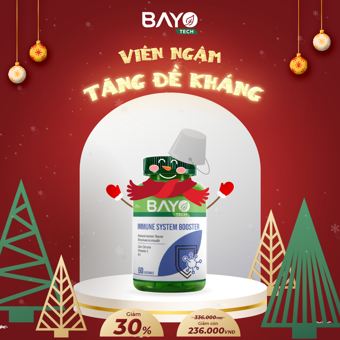 Viên ngậm tăng sức đề kháng BayoTech - Immune System Booster