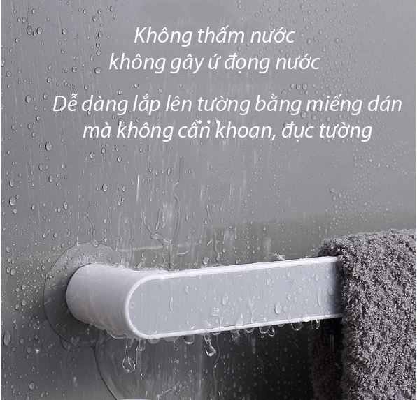 Giá Treo Đa Năng E1910 - Kệ Treo Khăn, Treo Đồ Phòng Tắm, Nhà Bếp - 3 Loại Kích Thước - Hàng Nhập Khẩu - Giao Màu Ngẫu Nhiên