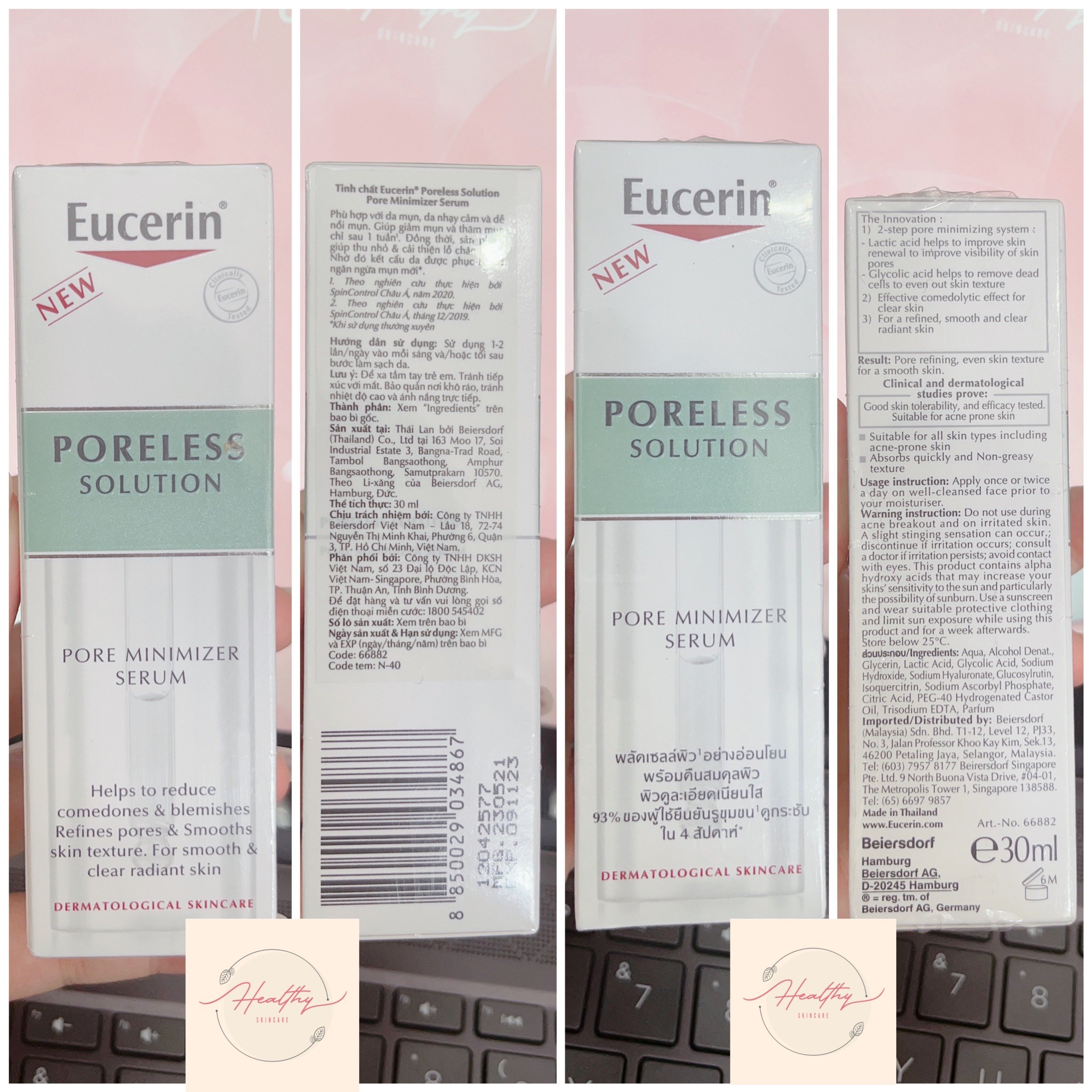Tinh Chất Thu Nhỏ Lỗ Chân Lông Eucerin Poreless Solution Pore Minimizer Serum 30ml