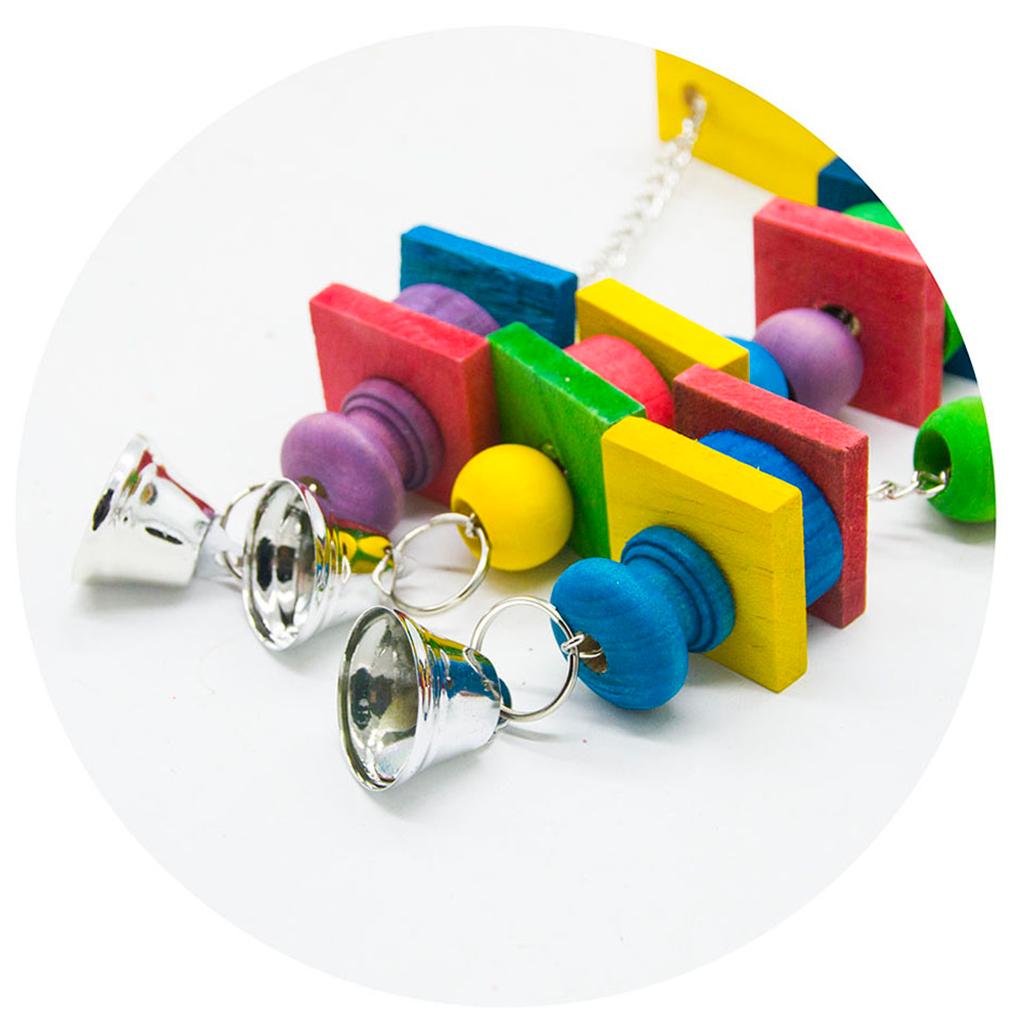 Parrot Toys Bird Swing Bite Chewing Hanging Toys Cage Decoration Type 1