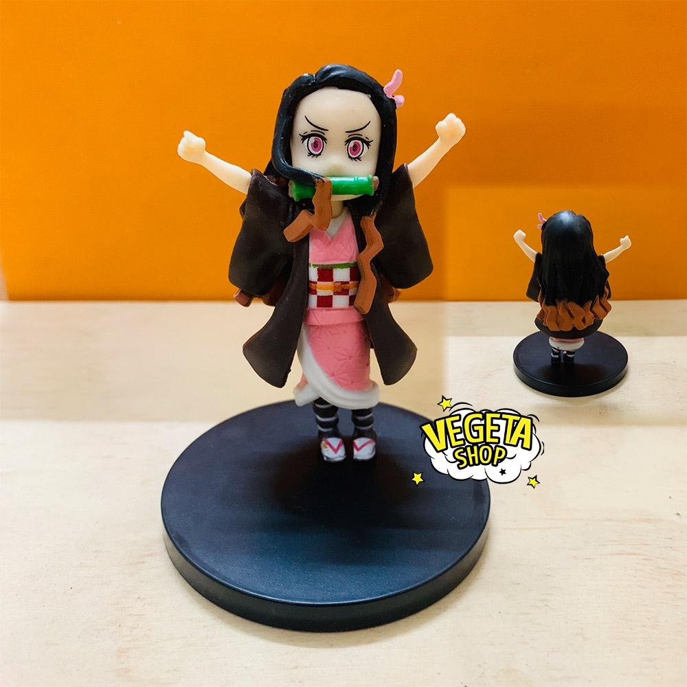 Mô hình Kimetsu No Yaiba - Mô hình thanh gươm diệt quỷ - Kamado Nezuko các tư thế ngộ nghĩnh dễ thương - 6~8cm