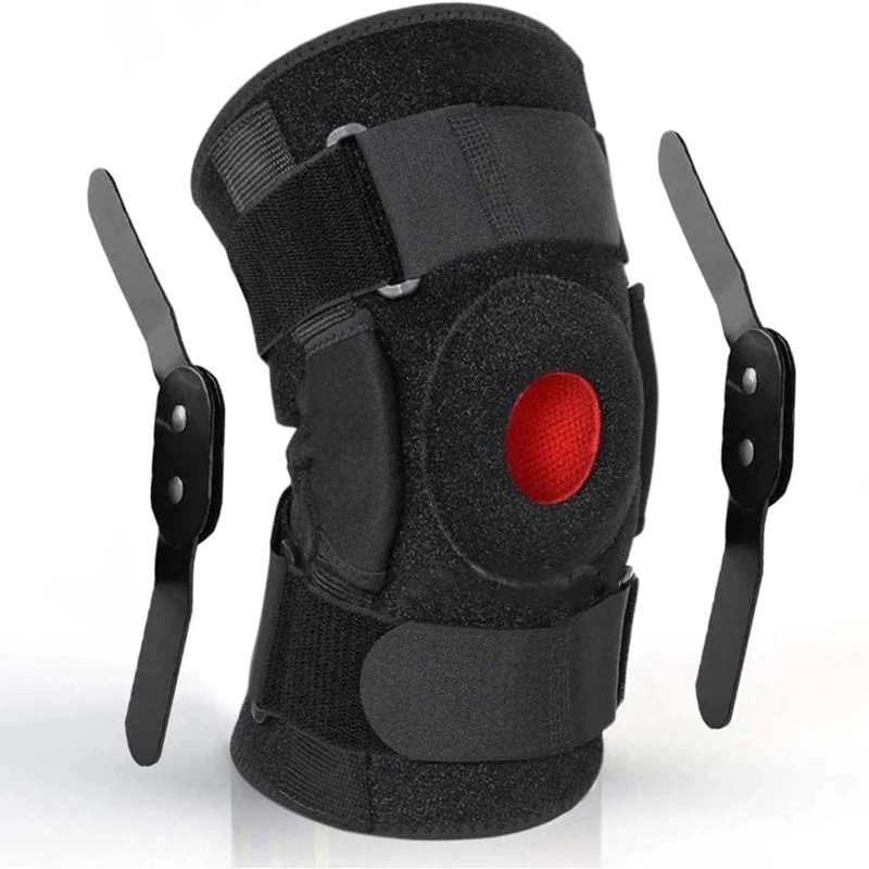 Băng Nẹp Gối H5 Có Nẹp Nhôm Hỗ Trợ Sau Mổ Dây Chằng Chéo Knee Pad Chính Hãng Aolikes (1 Chiếc)