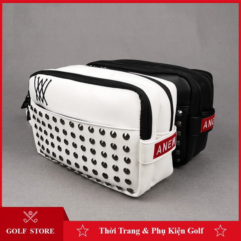 Túi cầm tay golf bag cluth 2 ngăn đựng phụ kiện cá nhân