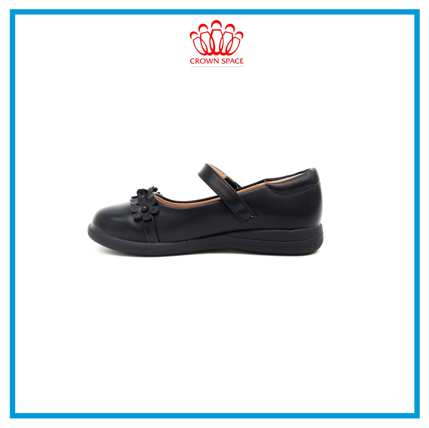 Giày Búp Bê Bé Gái Đi Học Đi Chơi Crown Space UK School Shoes CRUK3050 Nhẹ Êm Thoáng