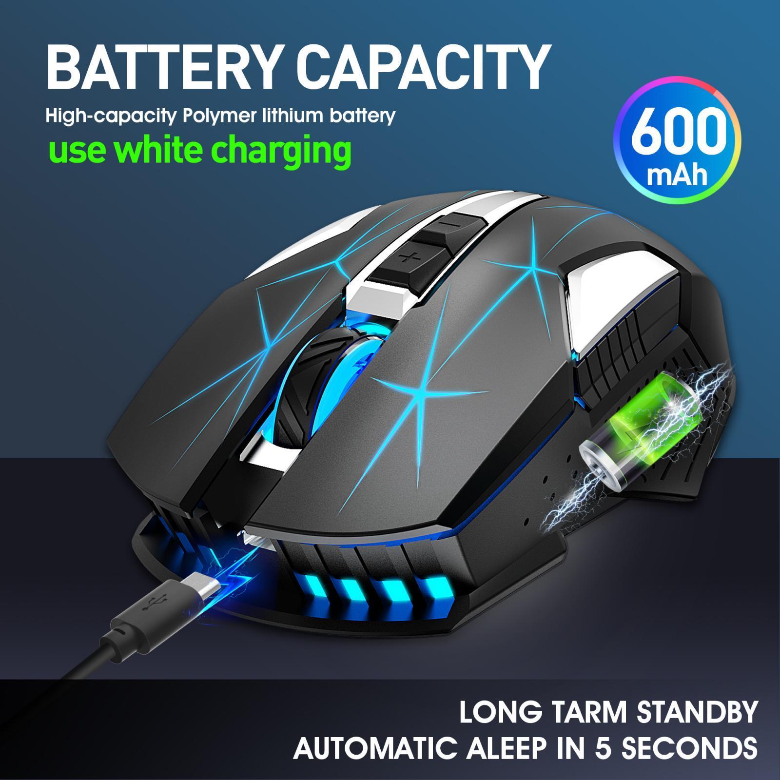 PC Gaming Mice Colorful LED Lights 3 DPI