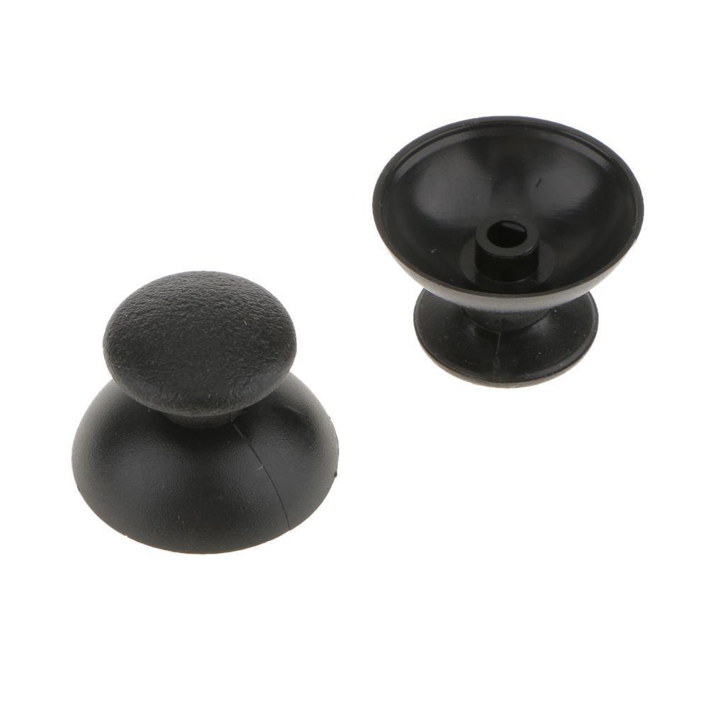 2x Joystick Controller Thumbstick for PS3 Controller Black-Big Hole