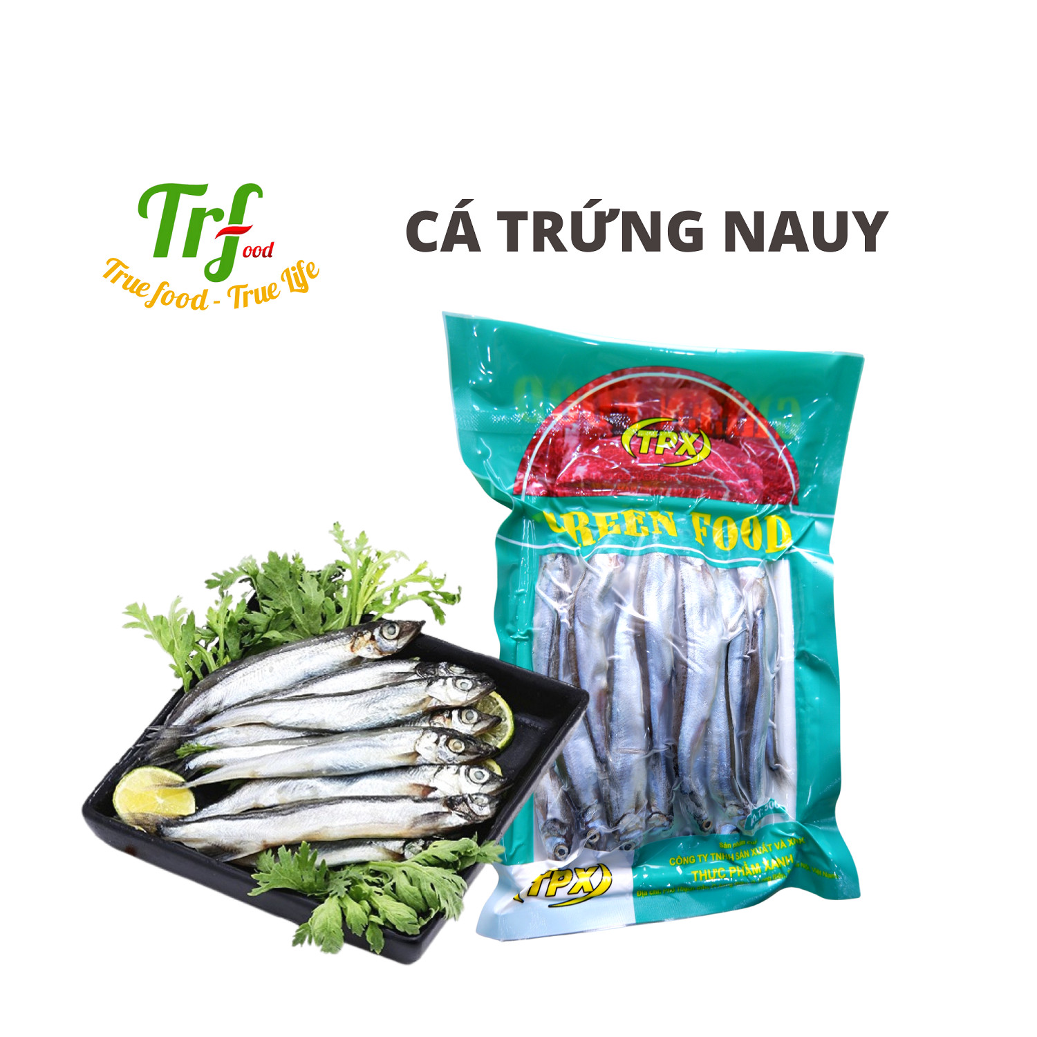 Cá trứng Nauy khay 500g