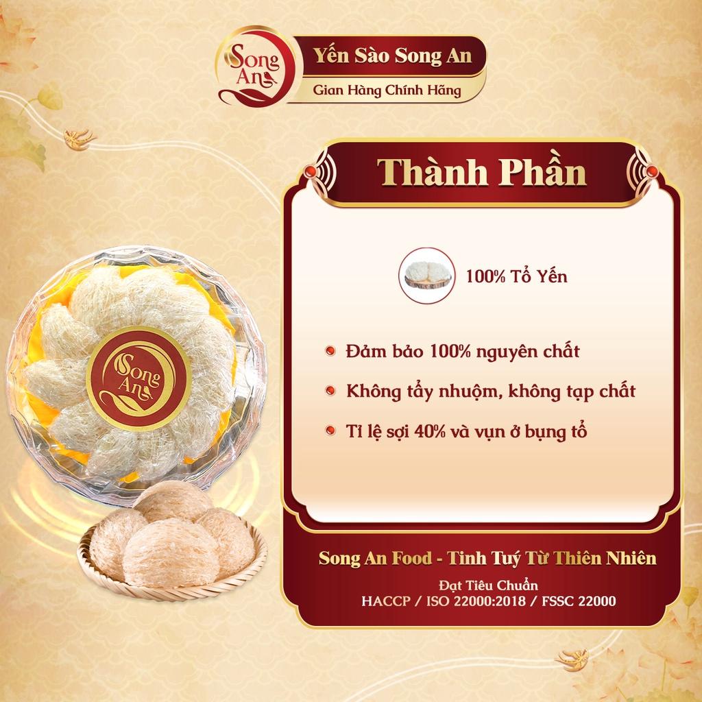 Tổ yến nguyên chất tinh chế đặc biệt Song An Food 100gr