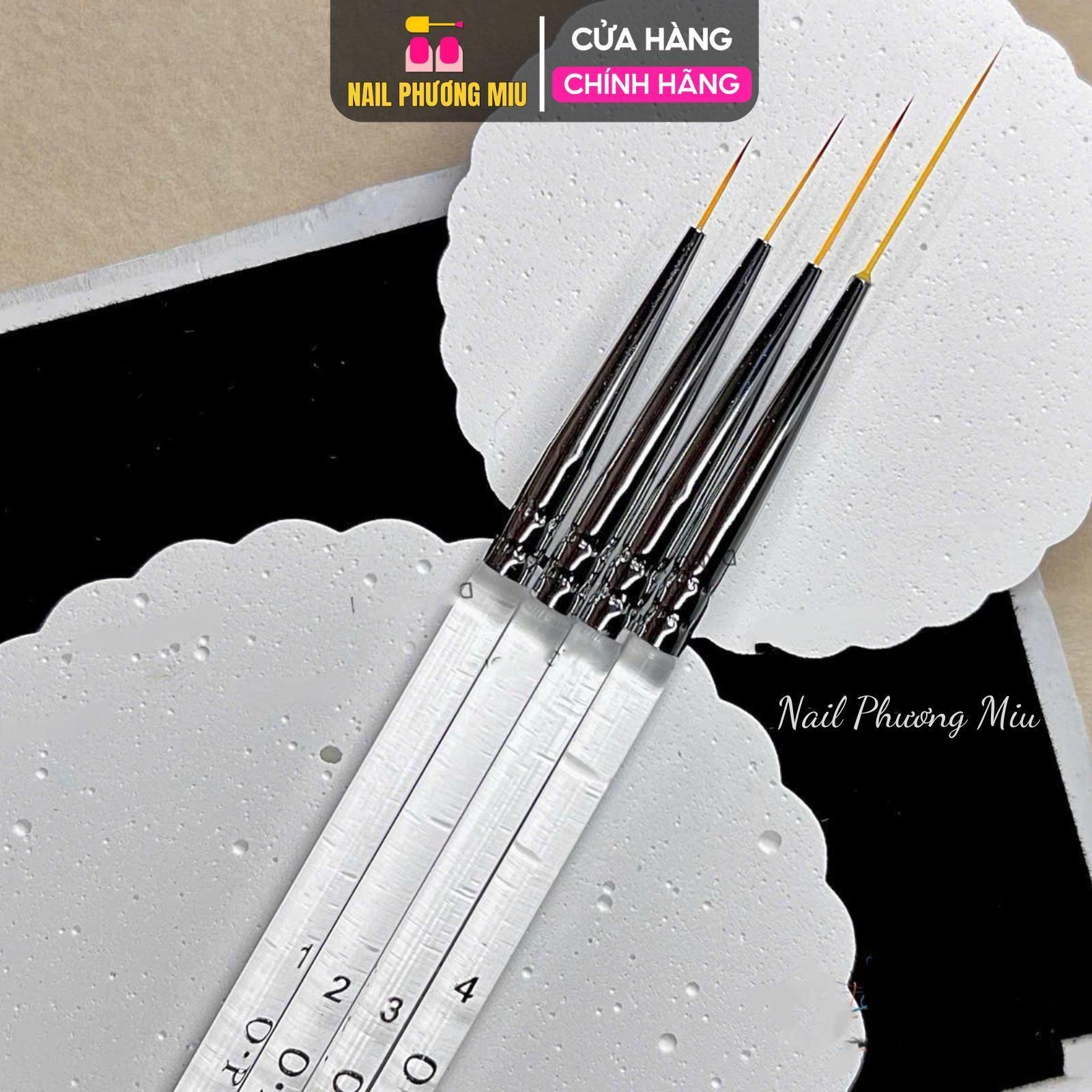 Cọ Nét Cán Trong Kolinsky OPI Số 2 Đầu 12mm Chuẩn Làm Nail, Lông Sợi Tổng Hợp, Vẽ Chi Tiết Móng Chính Xác Nữ Women