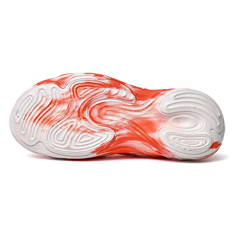 UNISEX Bãi biển Sandal Eva Phụ nữ Đàn ông Giày Garden Garden Giày cà vạt Giày sneakers Sneakers Giày Water Slip-On Foam Runner Color: White Orange Shoe Size: 43