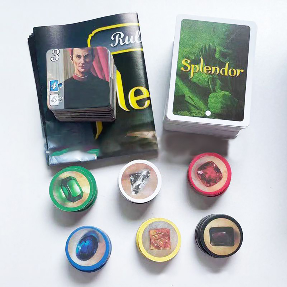 Bộ Bài Board Game Splendor Giá Rẻ Chip Card Board Đầy Đủ Components