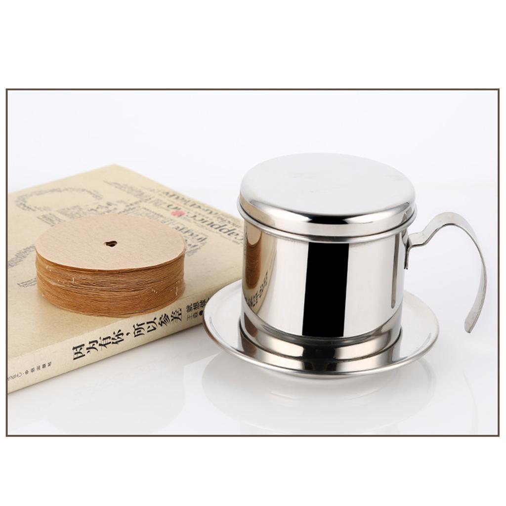 2x 100 Pieces Coffee Pod Replacement Filter, Disposable Coffee