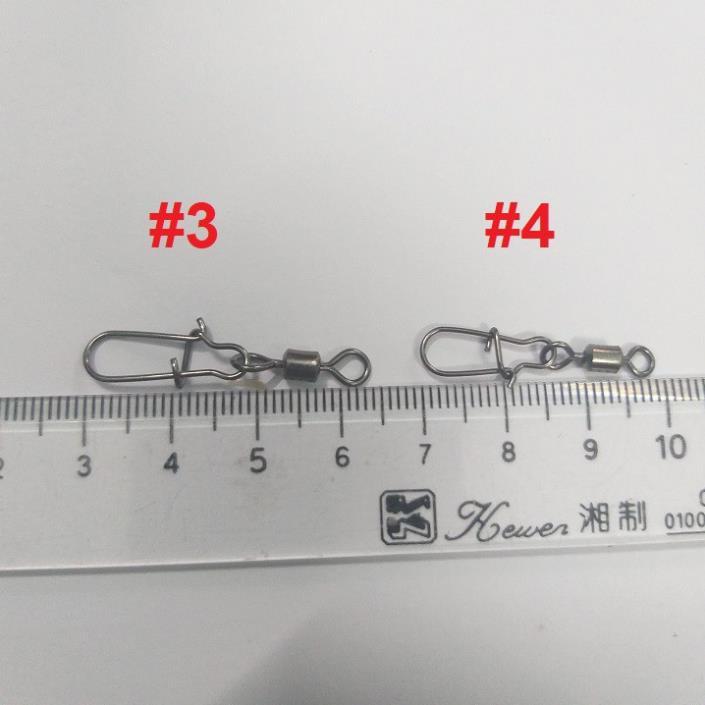 Khóa Link Chống Xoắn Cao Cấp 10 Chiếc Khóa Link Chống Xoắn PK29 đồ câu FISHING_HD