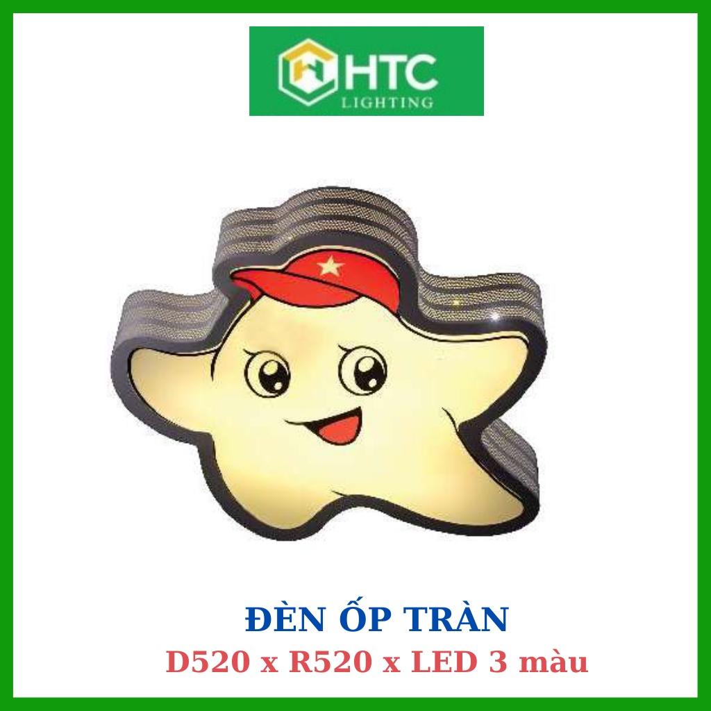 Đèn ốp trần phòng ngủ cho bé DORAEMON, HELLO KITTY, NGÔI SAO, BÔNG HOA - đèn LED 3 màu