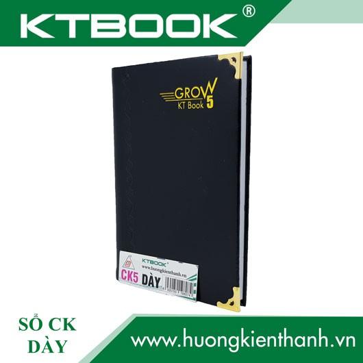 Gói 2 cuốn Sổ ghi chép Bìa Da Đen KTBOOK Cao Cấp KT 5 Dày dòng kẻ ngang khổ 12 x 17 cm - 200 trang